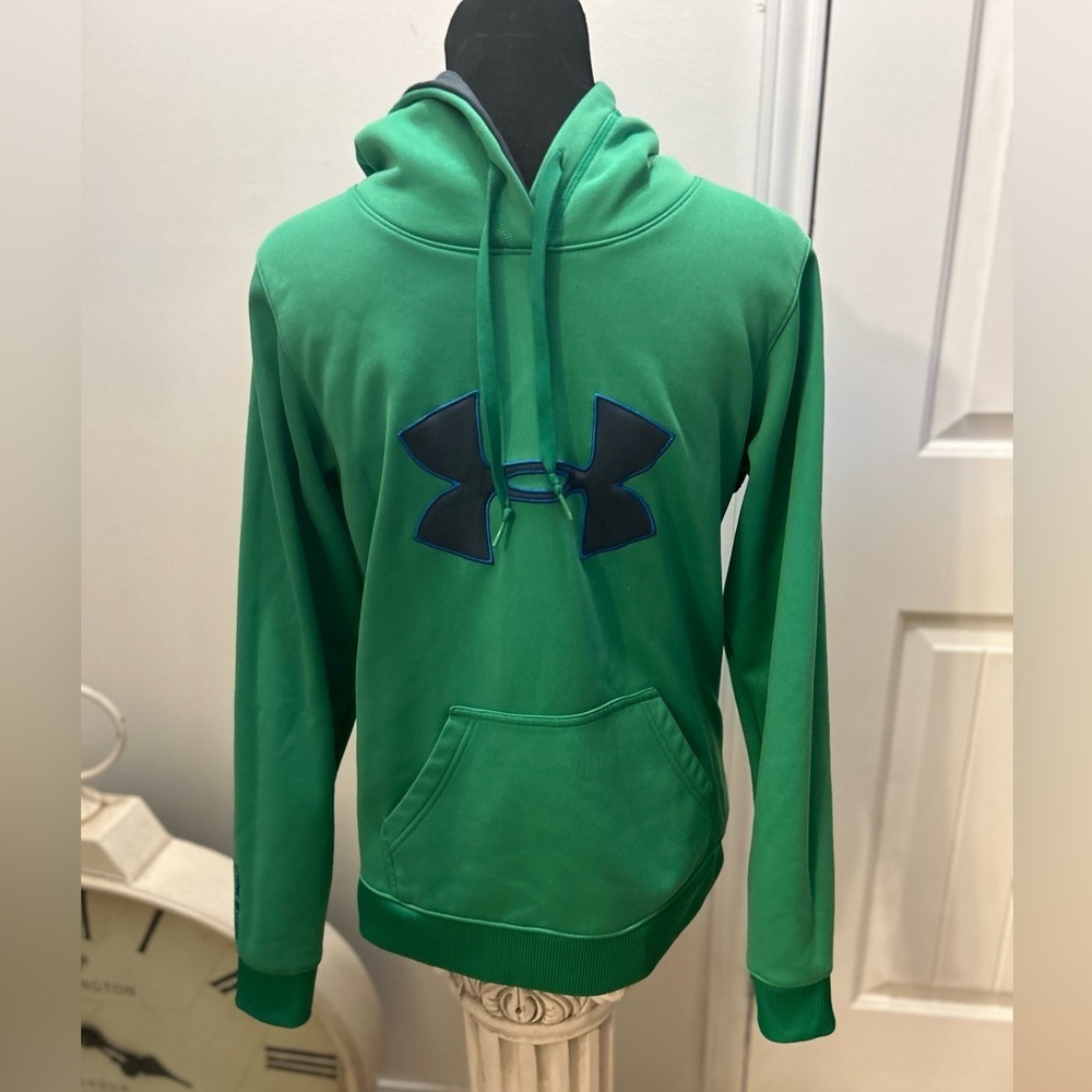 $15 sale Green Under Armer Sweat Shirt Med 0699 #3 👠